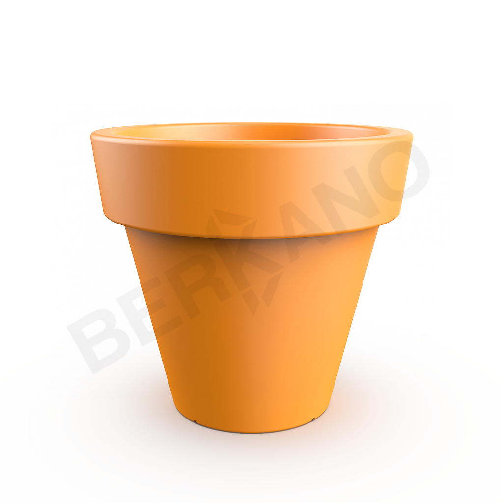 Кашпо classic 150 DB оранжевого цвета - фото 1