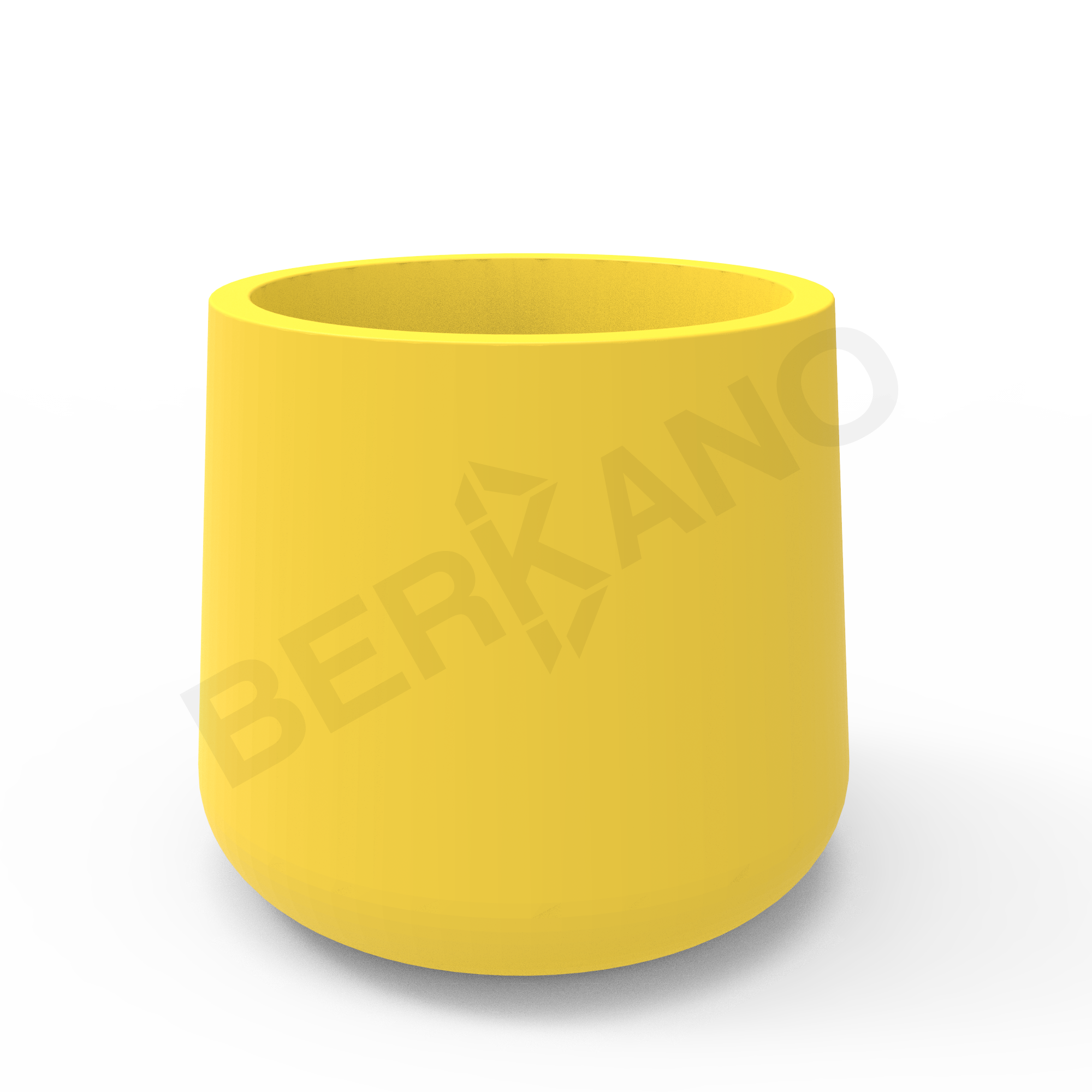 Кашпо Grace planter 110 DB желтого цвета - фото 1