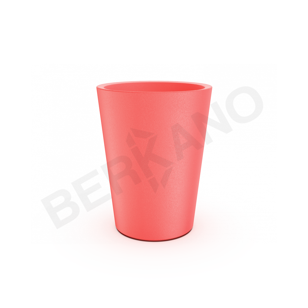 Кашпо Bloom 44 красного цвета - фото 1