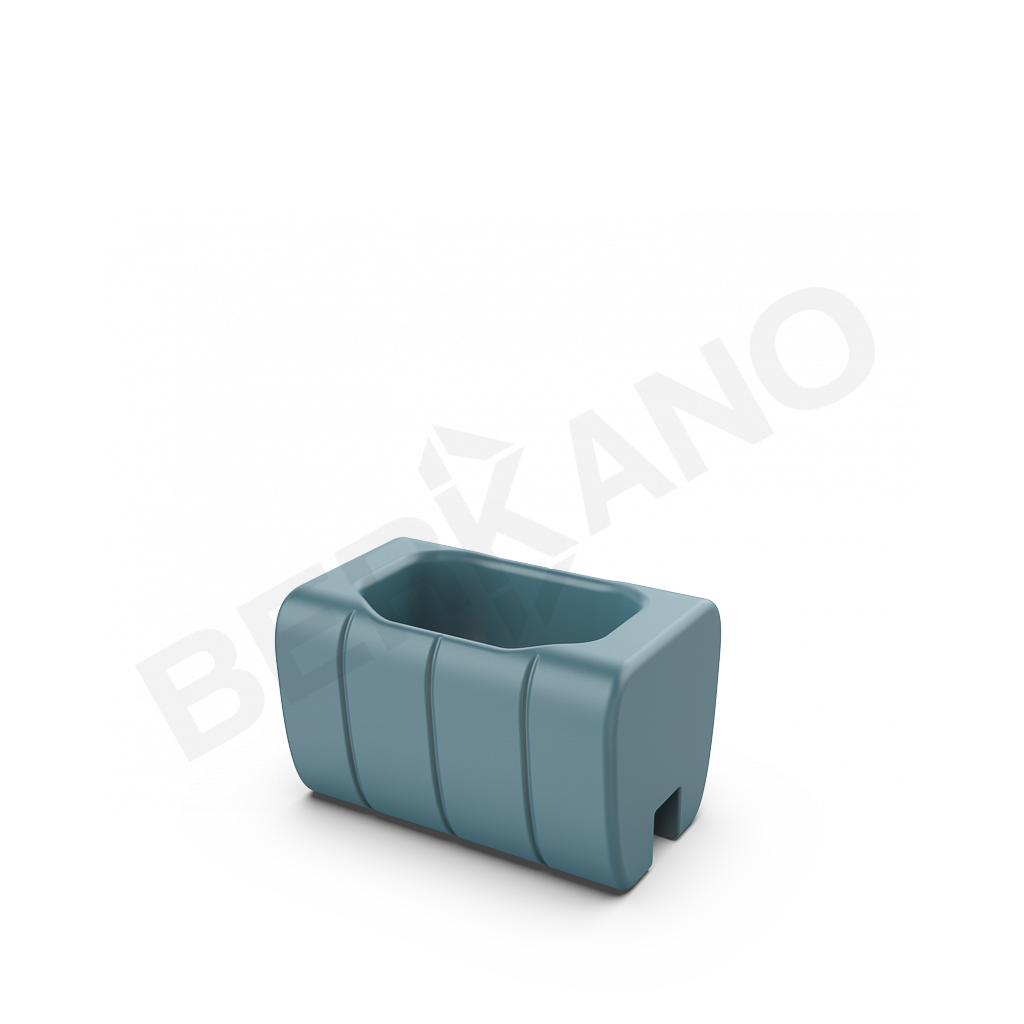 Кашпо-соединитель Y-seat longer DB бирюзового цвета - фото 1