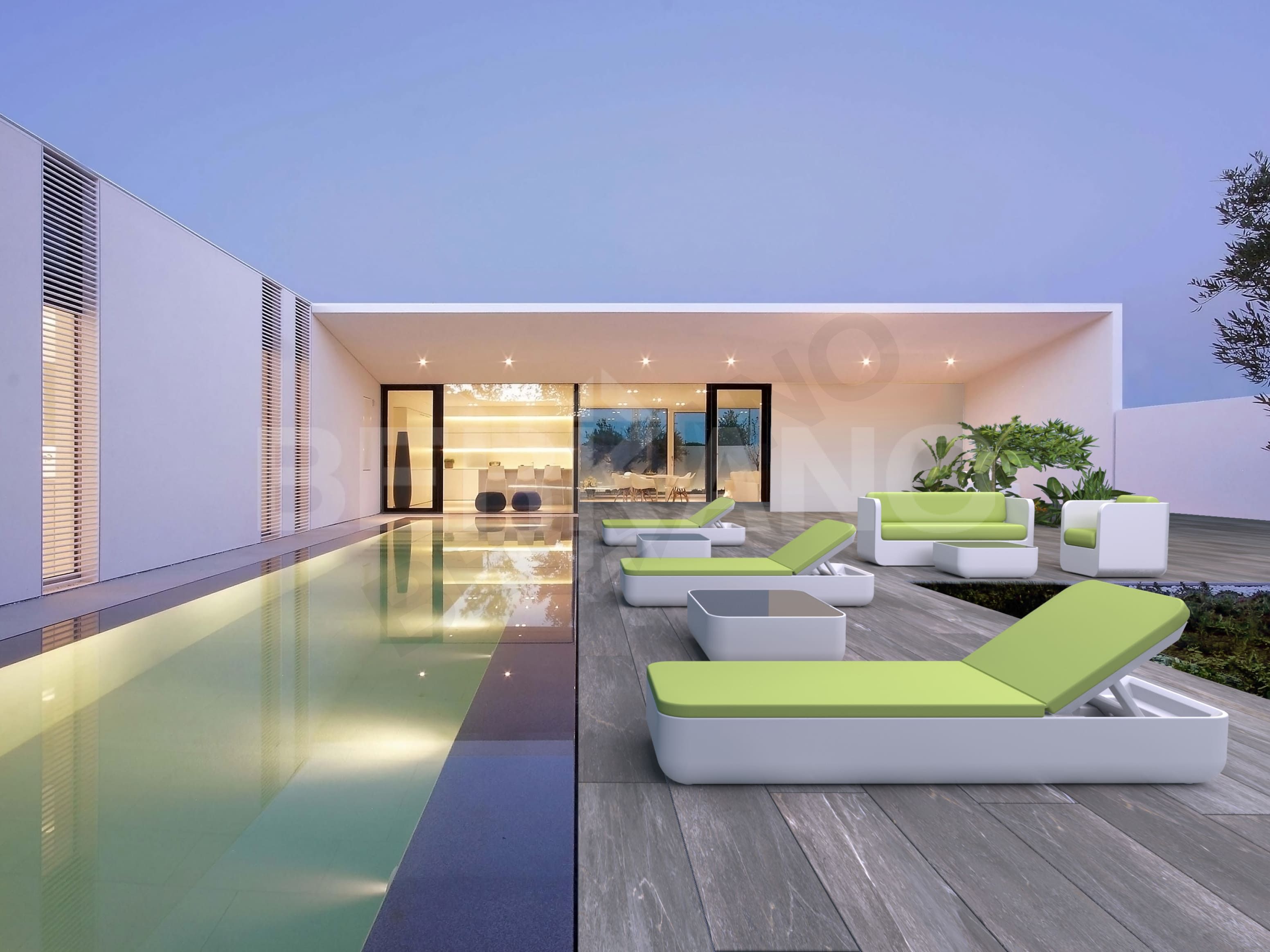 Стол Grace большой со стеклом коричневого цвета - фото 3