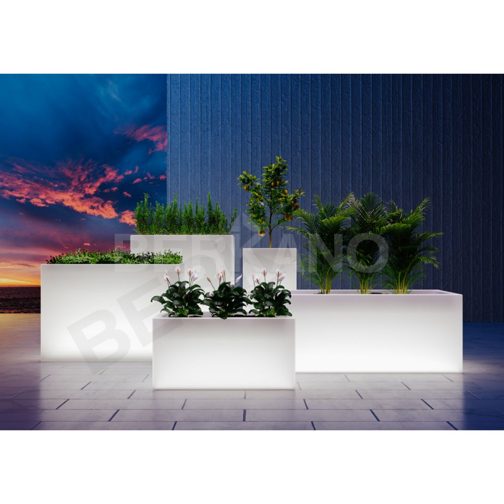 Кашпо Cubric 70*80 DB желтого цвета - фото 3