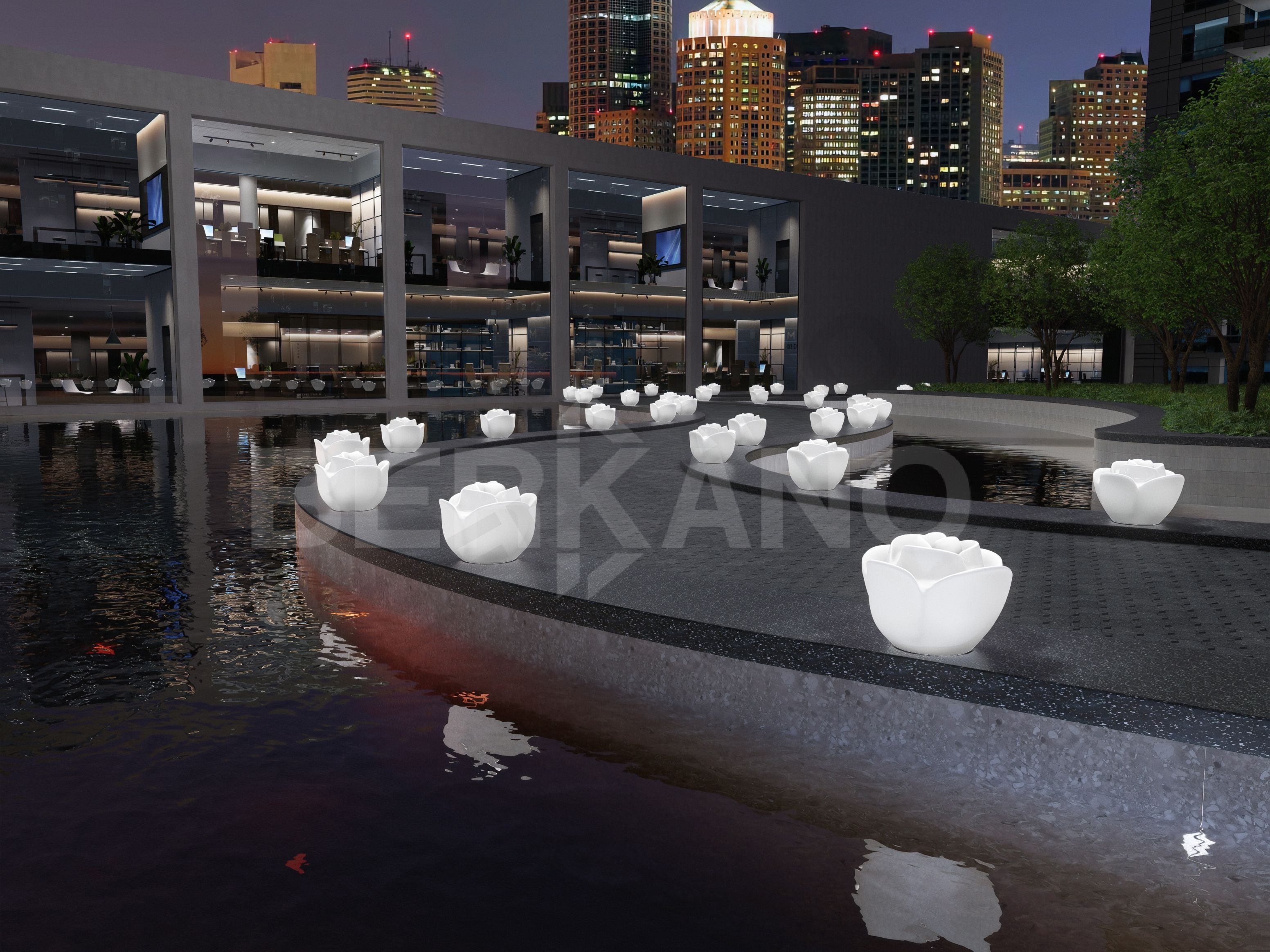 Светильник Rose белого цвета  - фото 3