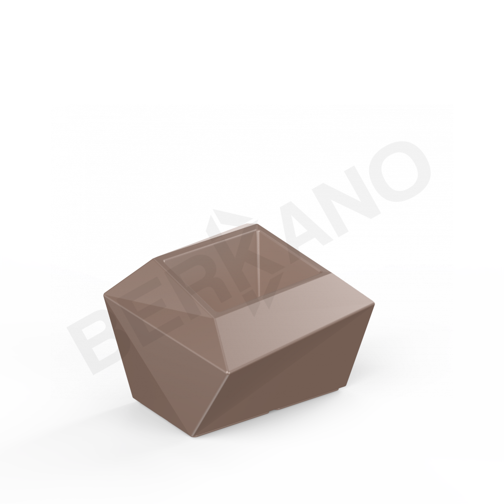 Кашпо Quaro S DB коричневого цвета - фото 1