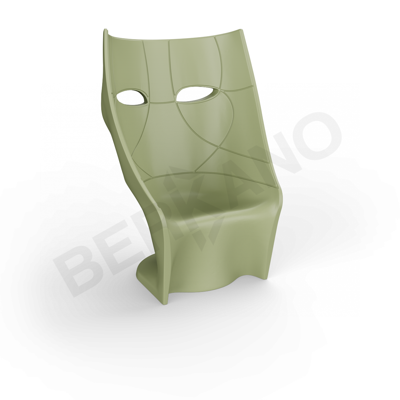 Кресло SOMF M Olive green - фото 2