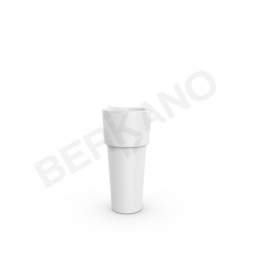 Кашпо Ray 60 белого цвета