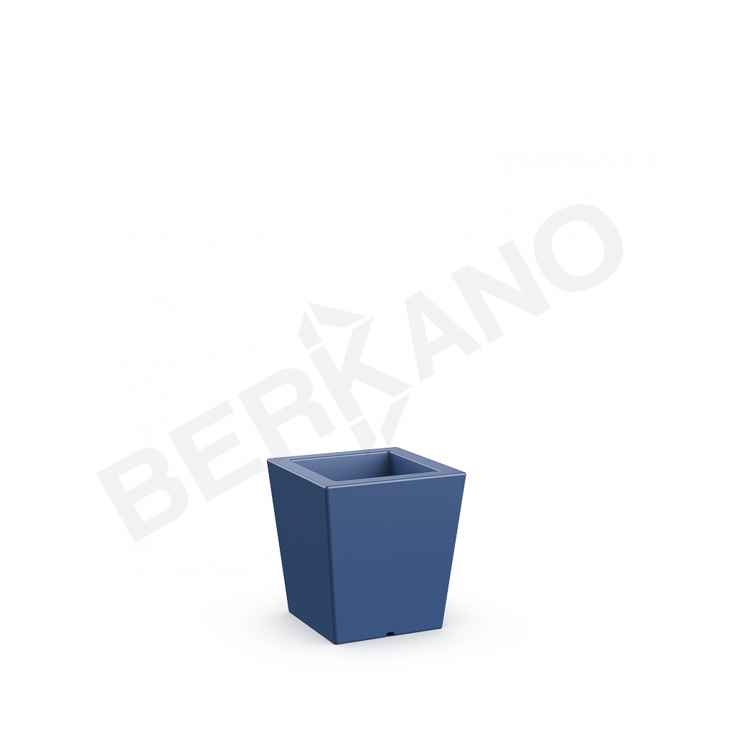 Кашпо Trapezio 42V синего цвета - фото 1