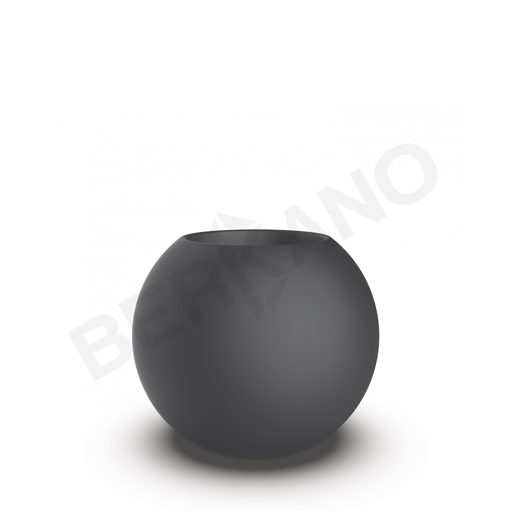 Кашпо Terra 60 DB графитового цвета - фото 1