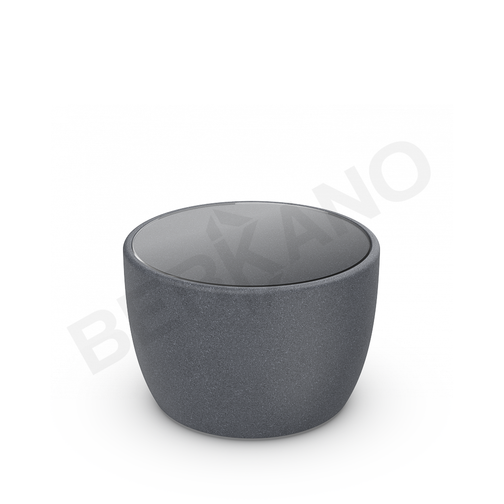 Стол Smable с стеклом цвета черный гранит - фото 1