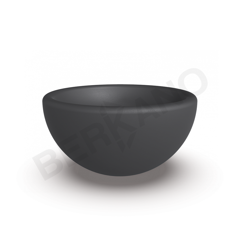 Кашпо Segmento 50 DB графитового цвета - фото 1