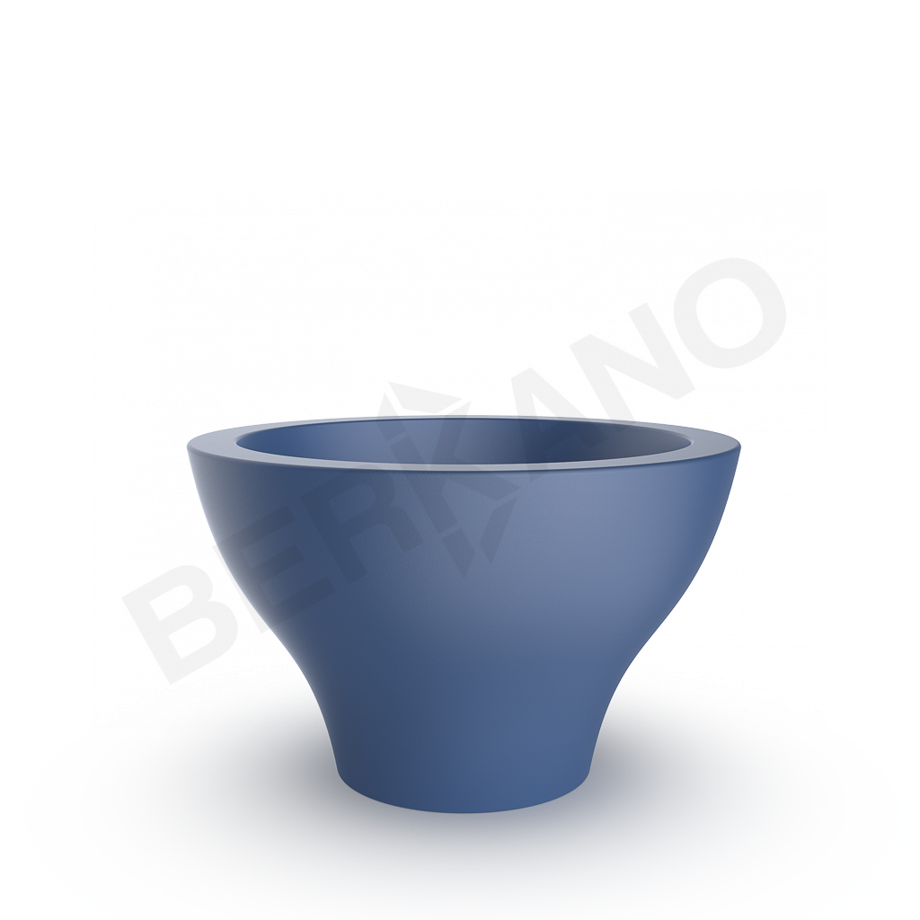 Кашпо Vetro 50 DB синего цвета - фото 1