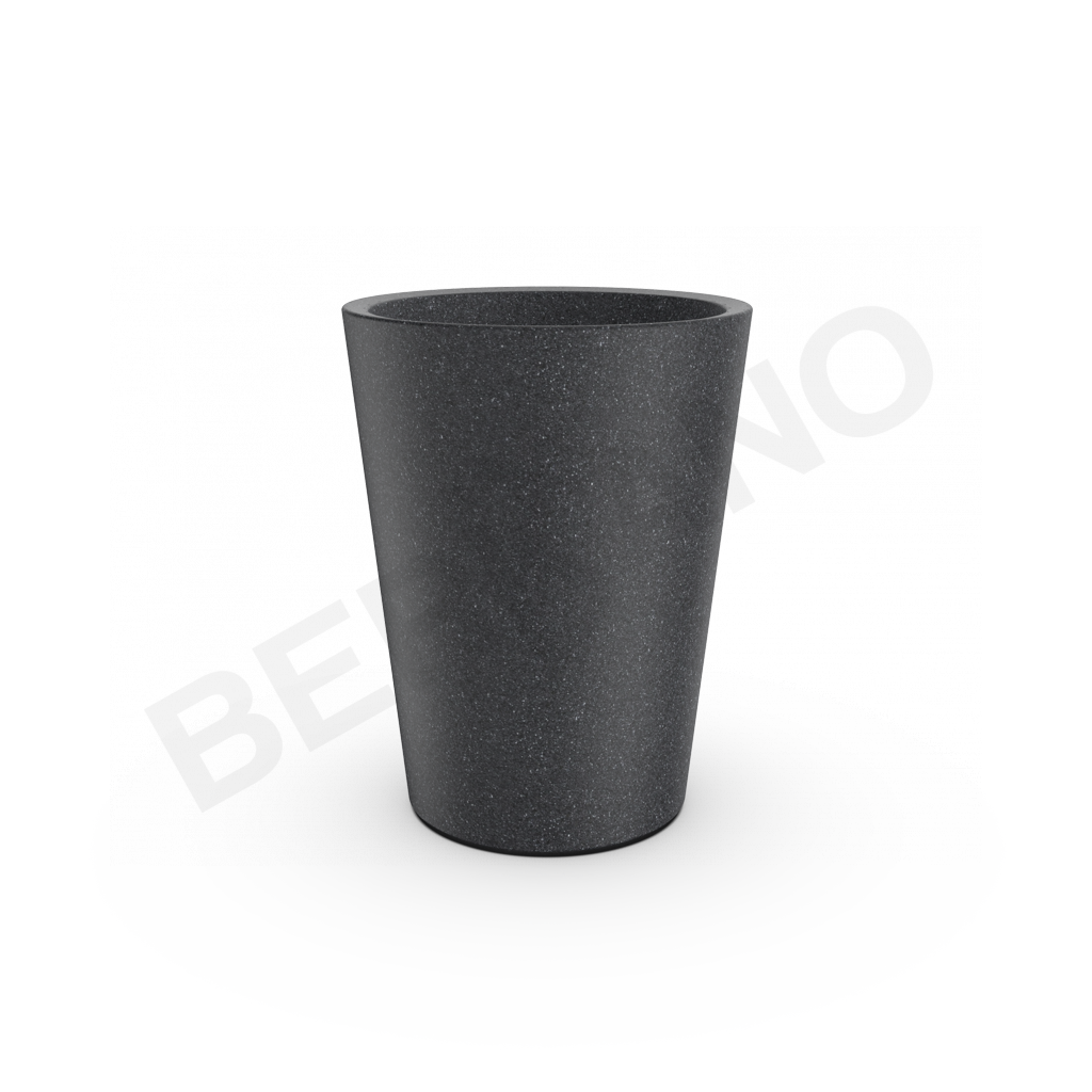 Кашпо Bloom 44 DB цвета черный гранит - фото 1