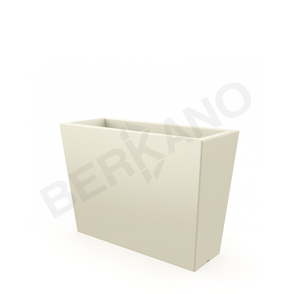 Кашпо Trapezio 70H DB бежевого цвета - фото 1
