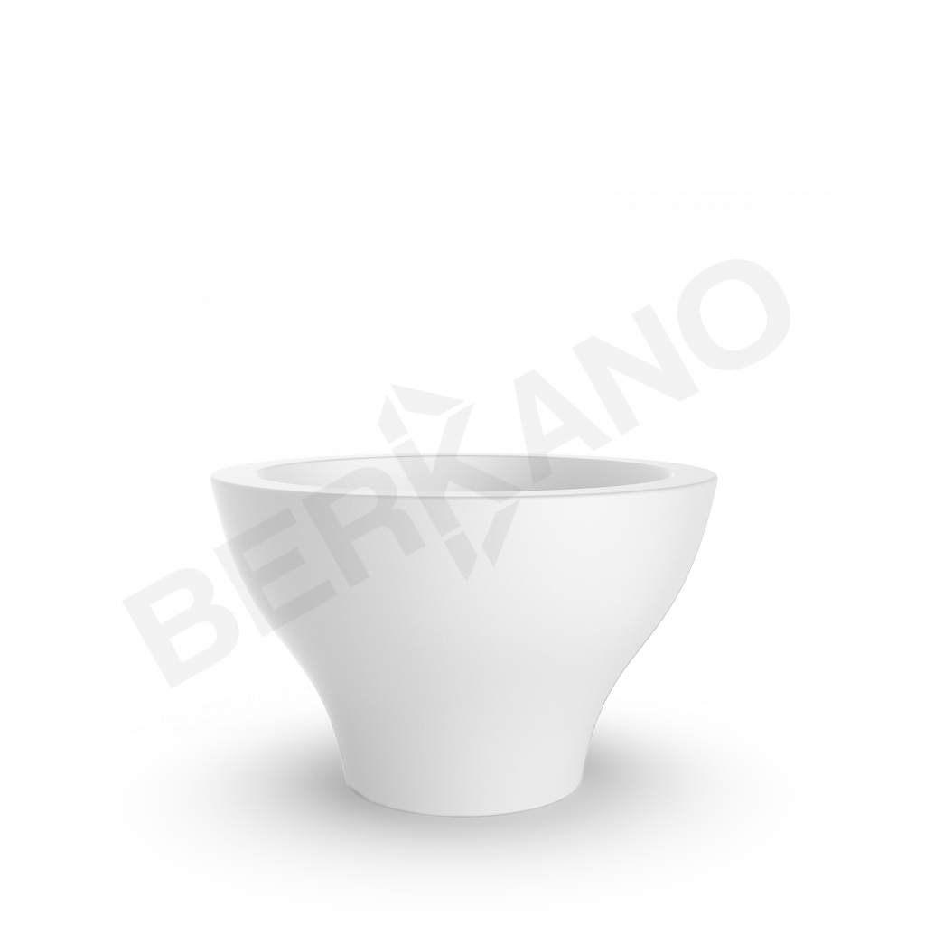 Кашпо Vetro 40 DB белого цвета - фото 1