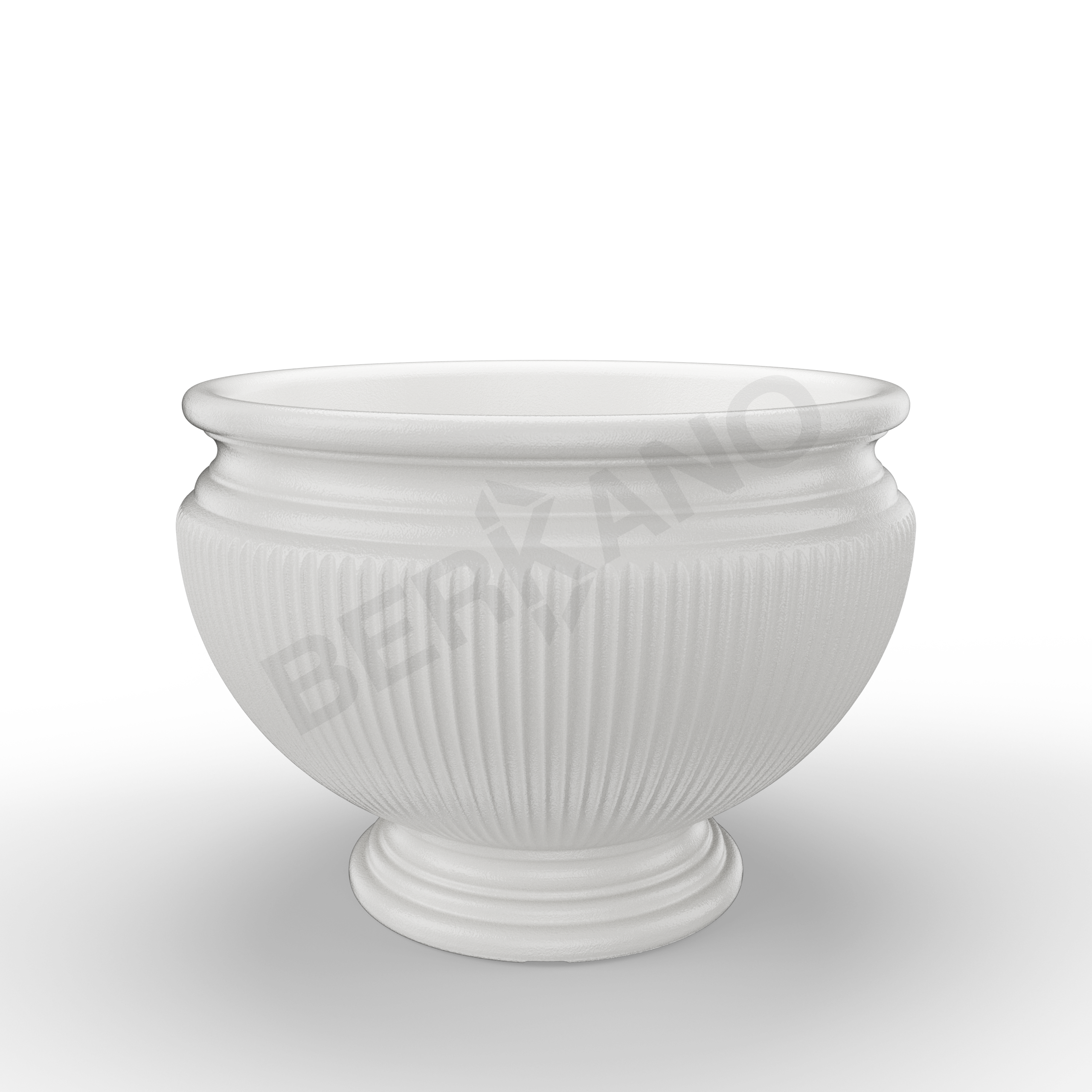 Кашпо Attica 30 белого цвета