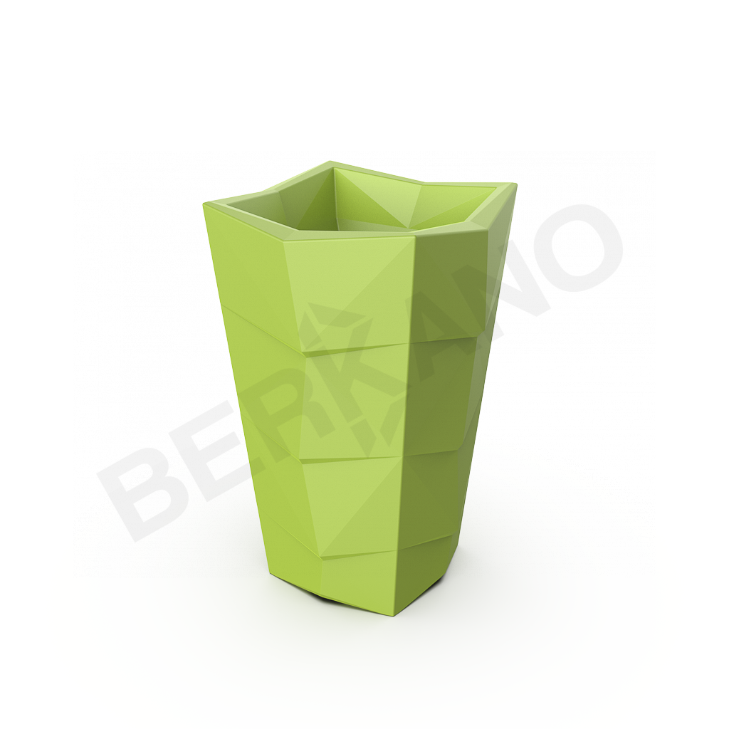 Кашпо Agava 100 зеленого цвета - фото 1