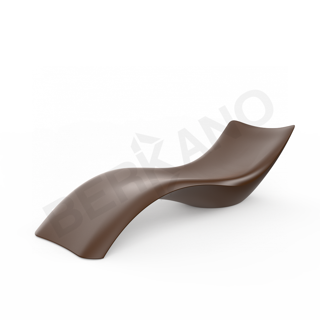 Шезлонг Wave коричневого цвета - фото 1