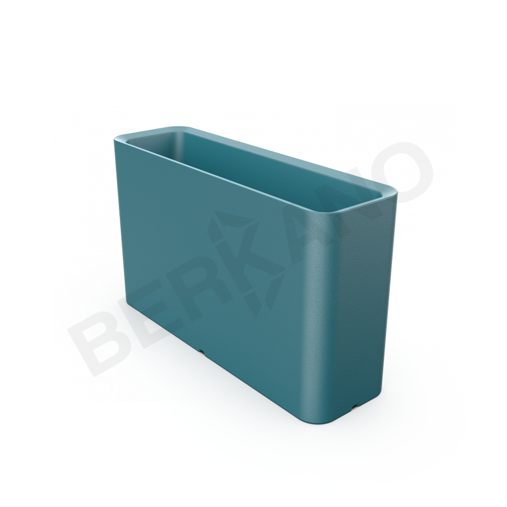 Кашпо Vittorio 53 DB бирюзового цвета - фото 1