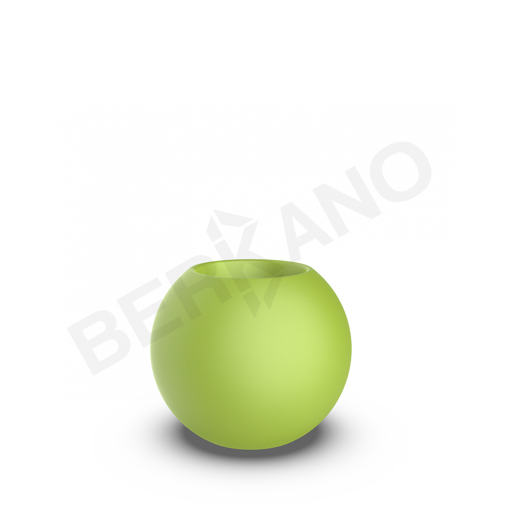 Кашпо Terra 50 DB зеленого цвета - фото 1