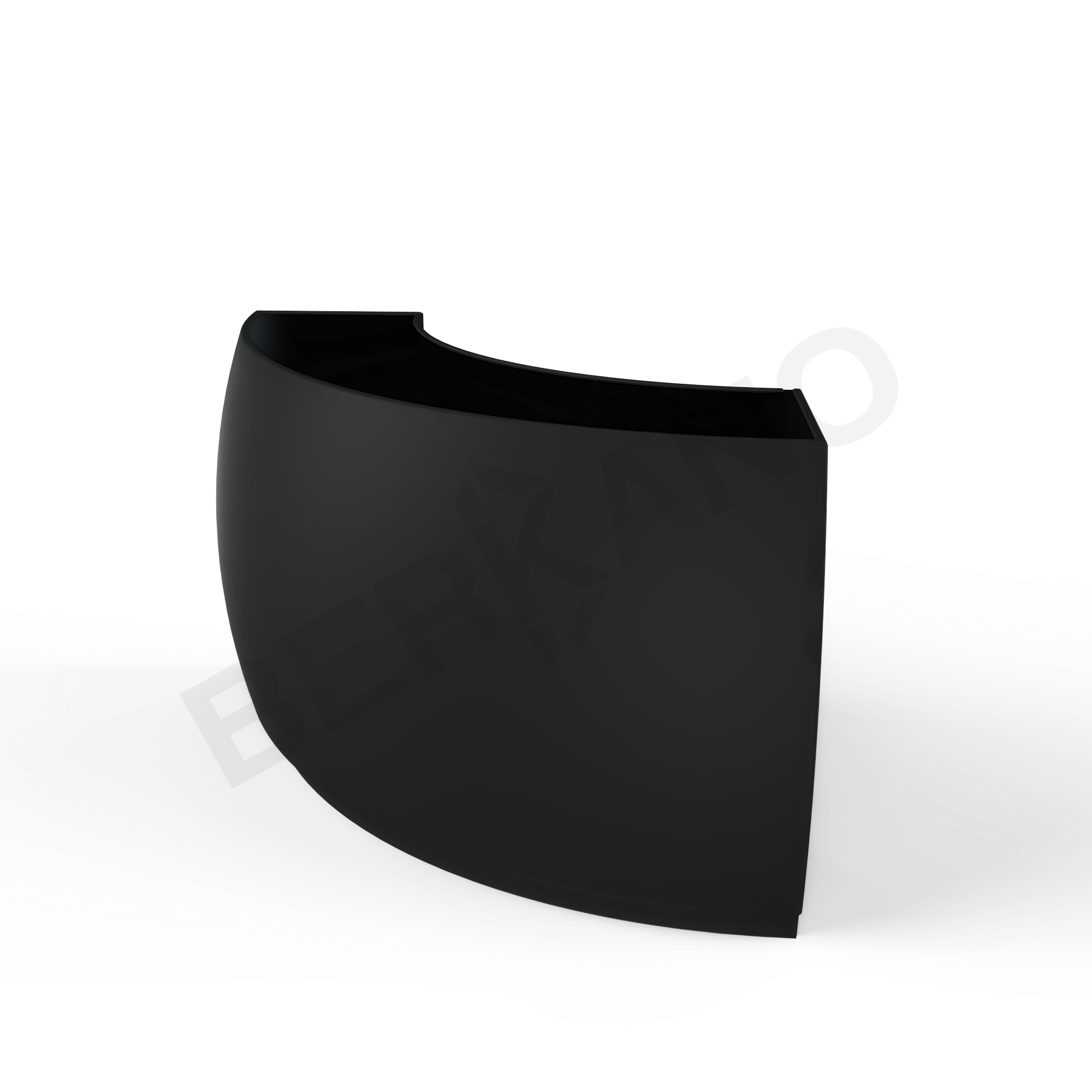 Барная стойка Grace Bar угловая черного цвета - фото 1