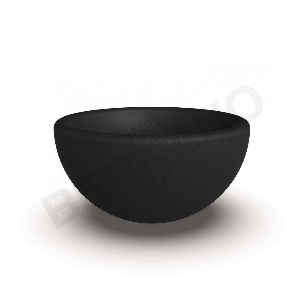 Кашпо Segmento 50 DB черного цвета - фото 1