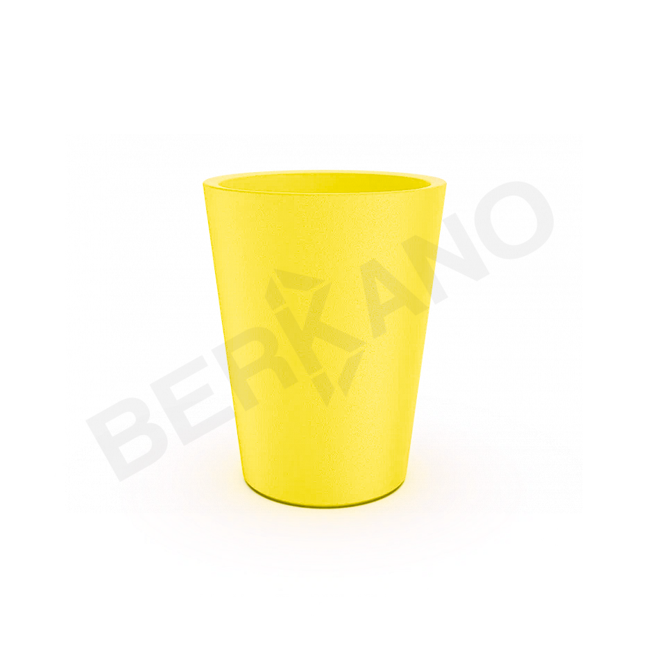 Кашпо Bloom 44 желтого цвета - фото 1