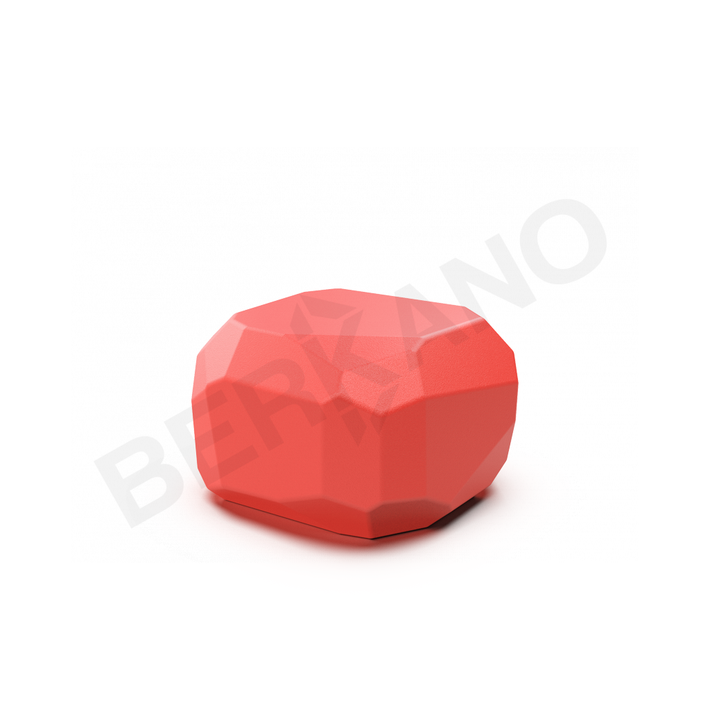 Светильник Polysquare 55 красного цвета - фото 1