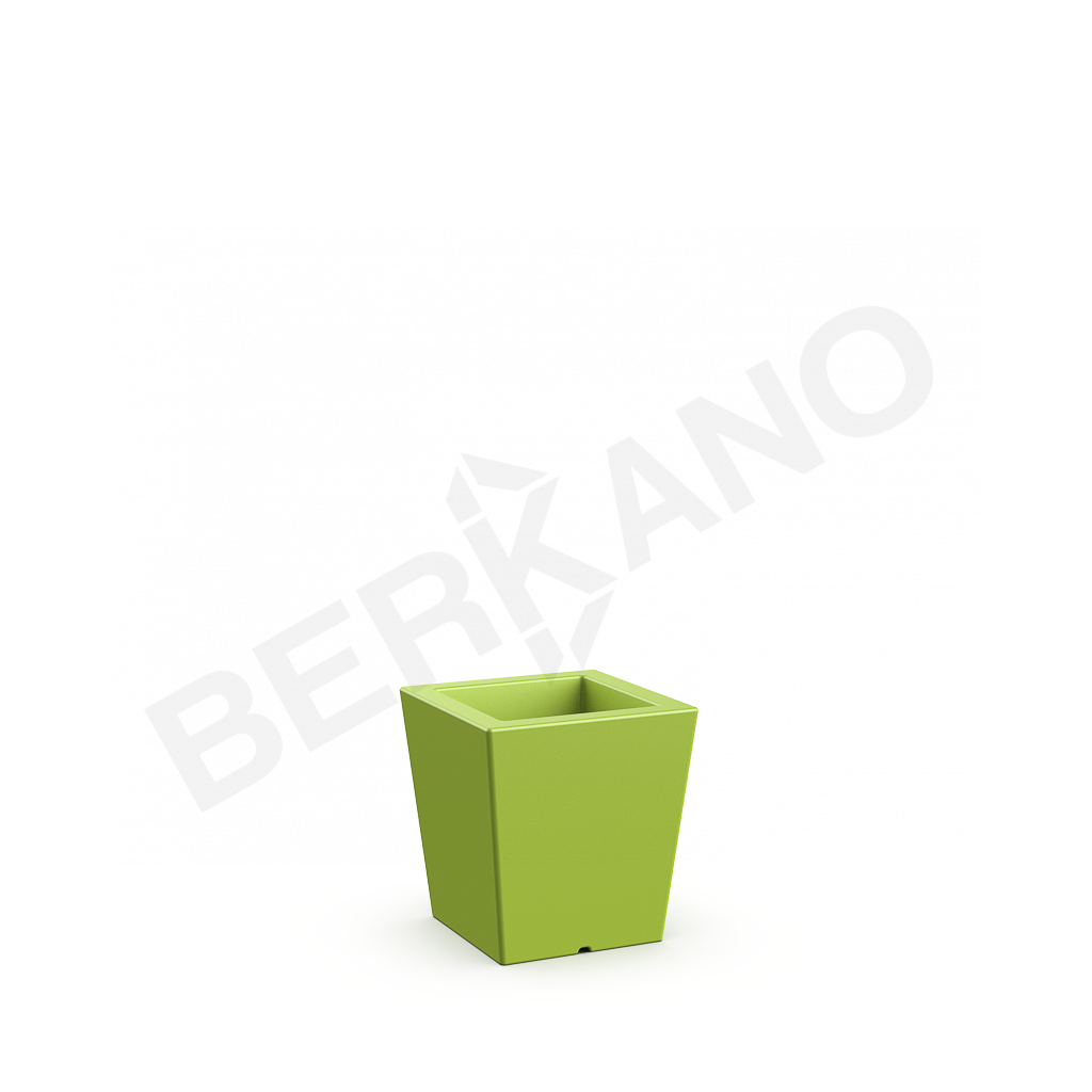 Кашпо Trapezio 42V DB зеленого цвета - фото 1