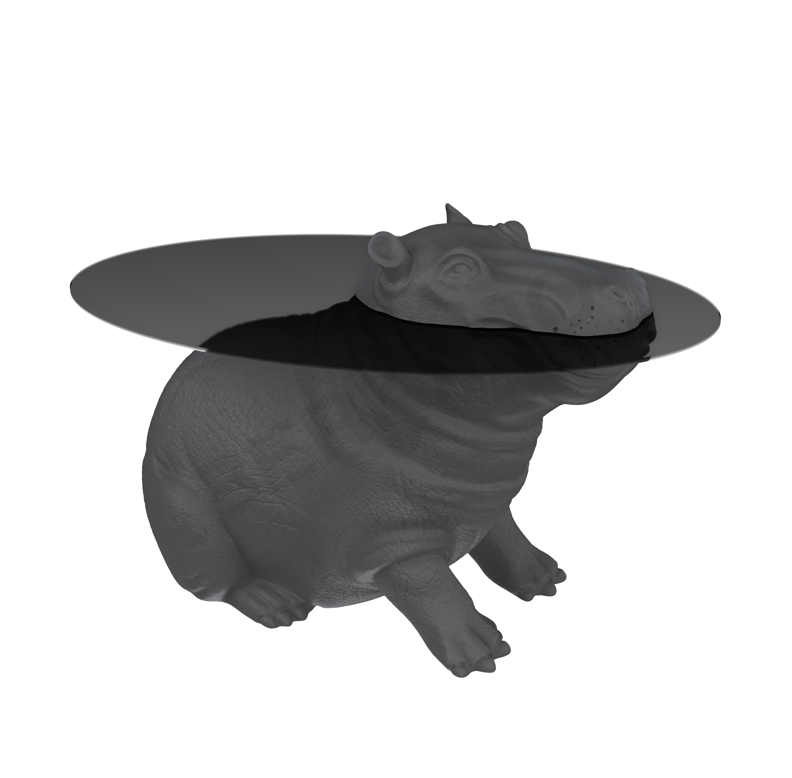 Стол HIPPO графитового цвета - фото 1