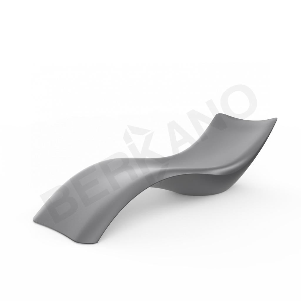 Шезлонг Wave графитового цвета - фото 1