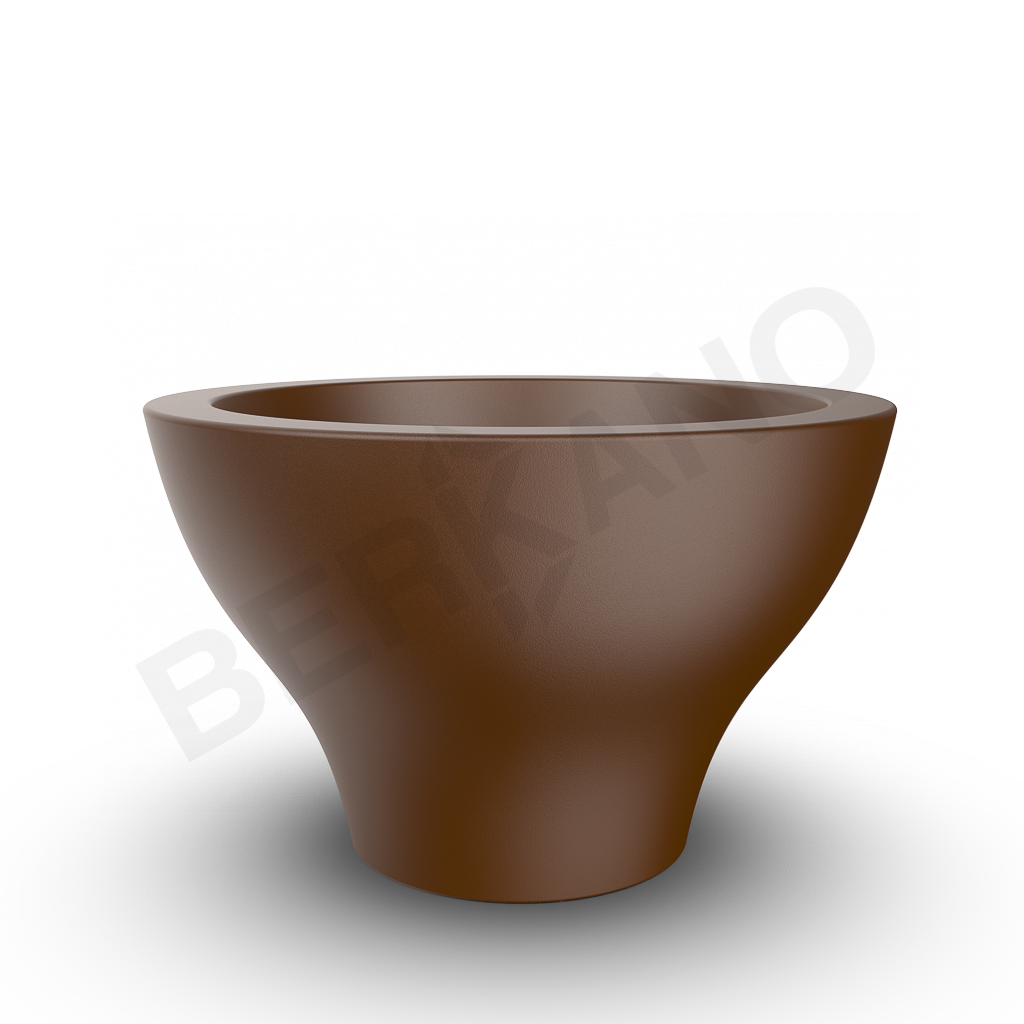 Кашпо Vetro 75 DB коричневого цвета - фото 1