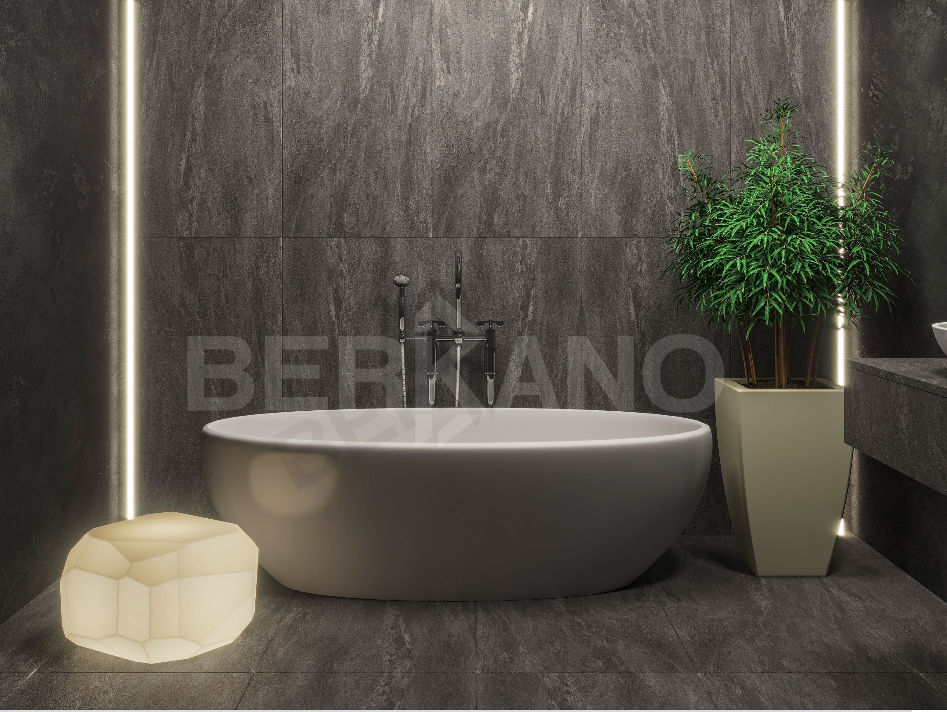 Светильник Polysquare 85 графитового цвета - фото 4