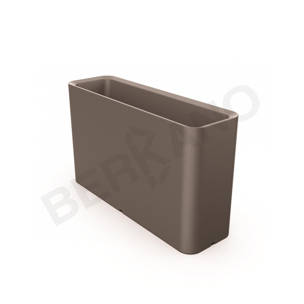 Кашпо Vittorio 53 DB кофейного цвета - фото 1
