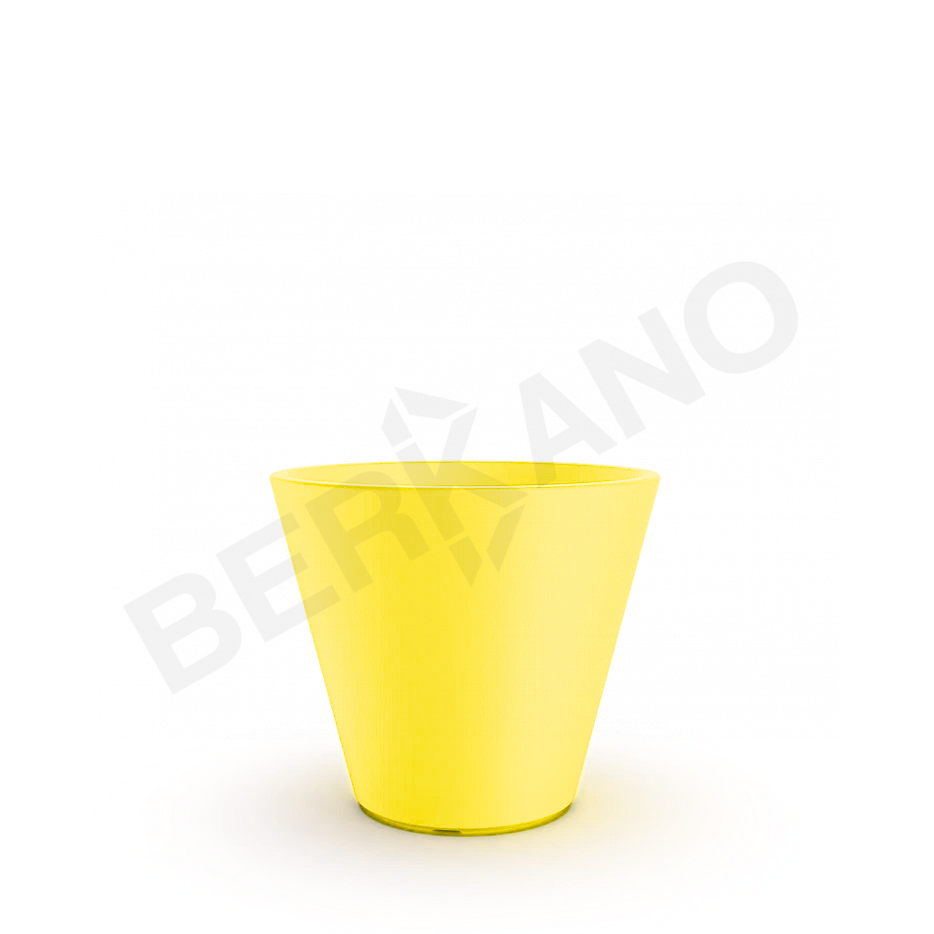 Кашпо Bliss 42 DB желтого цвета - фото 1