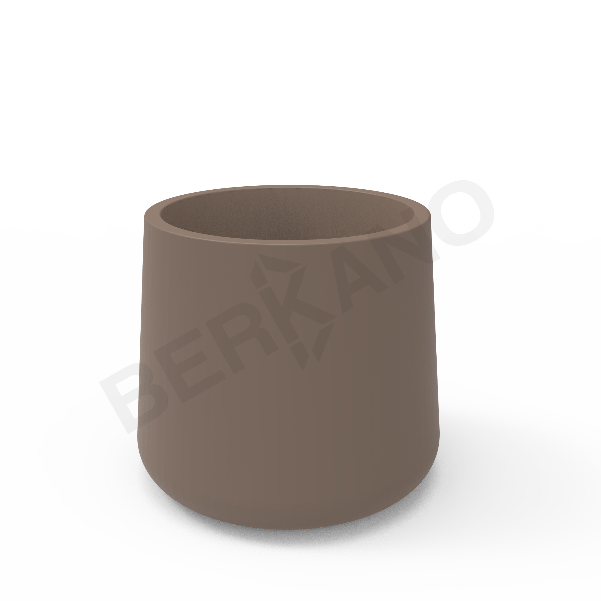 Кашпо Grace planter 90 DB кофейного цвета - фото 1