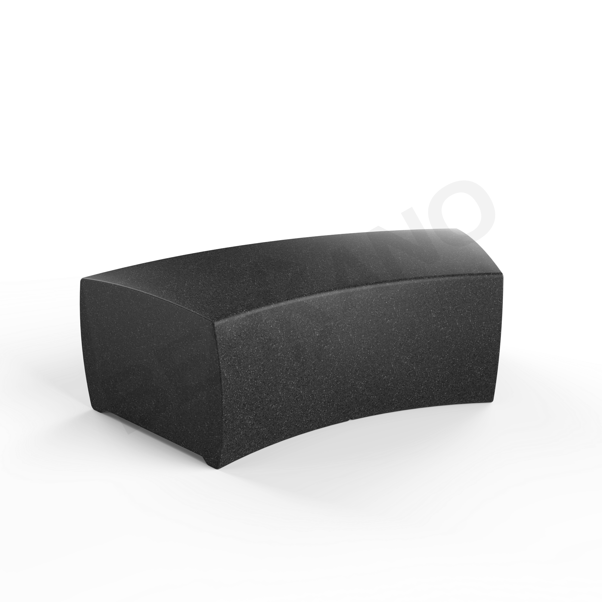 Скамья Track Arc Black Granite - фото 1