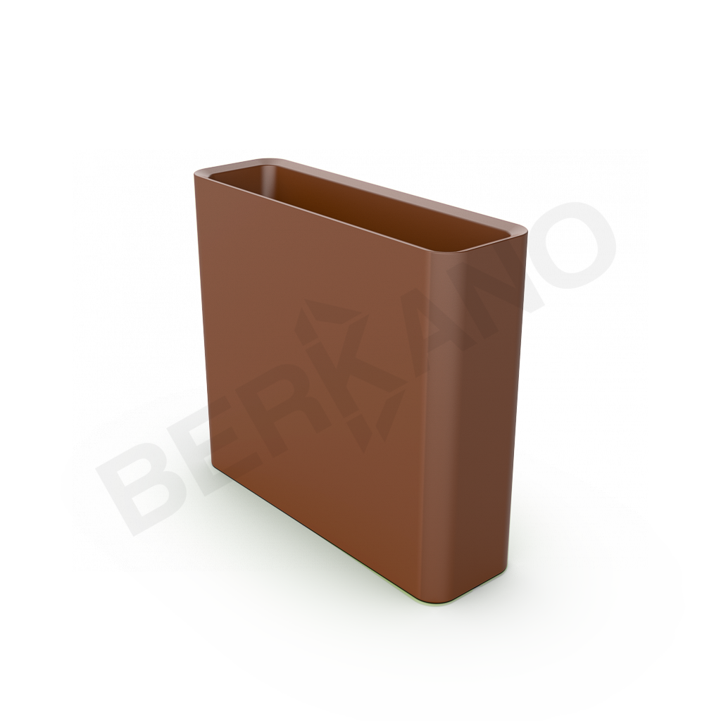 Кашпо Vittorio 80 DB коричневого цвета - фото 1