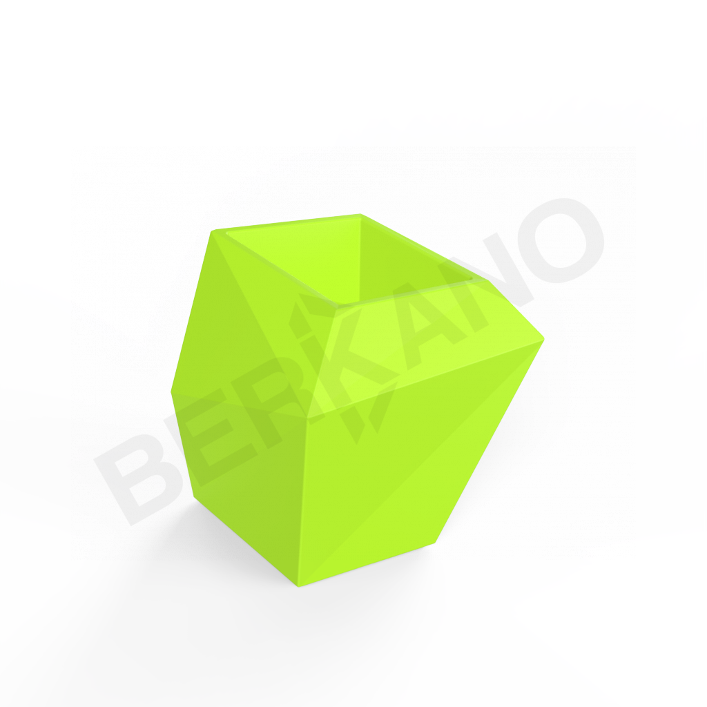 Кашпо Quaro M зеленого цвета - фото 1