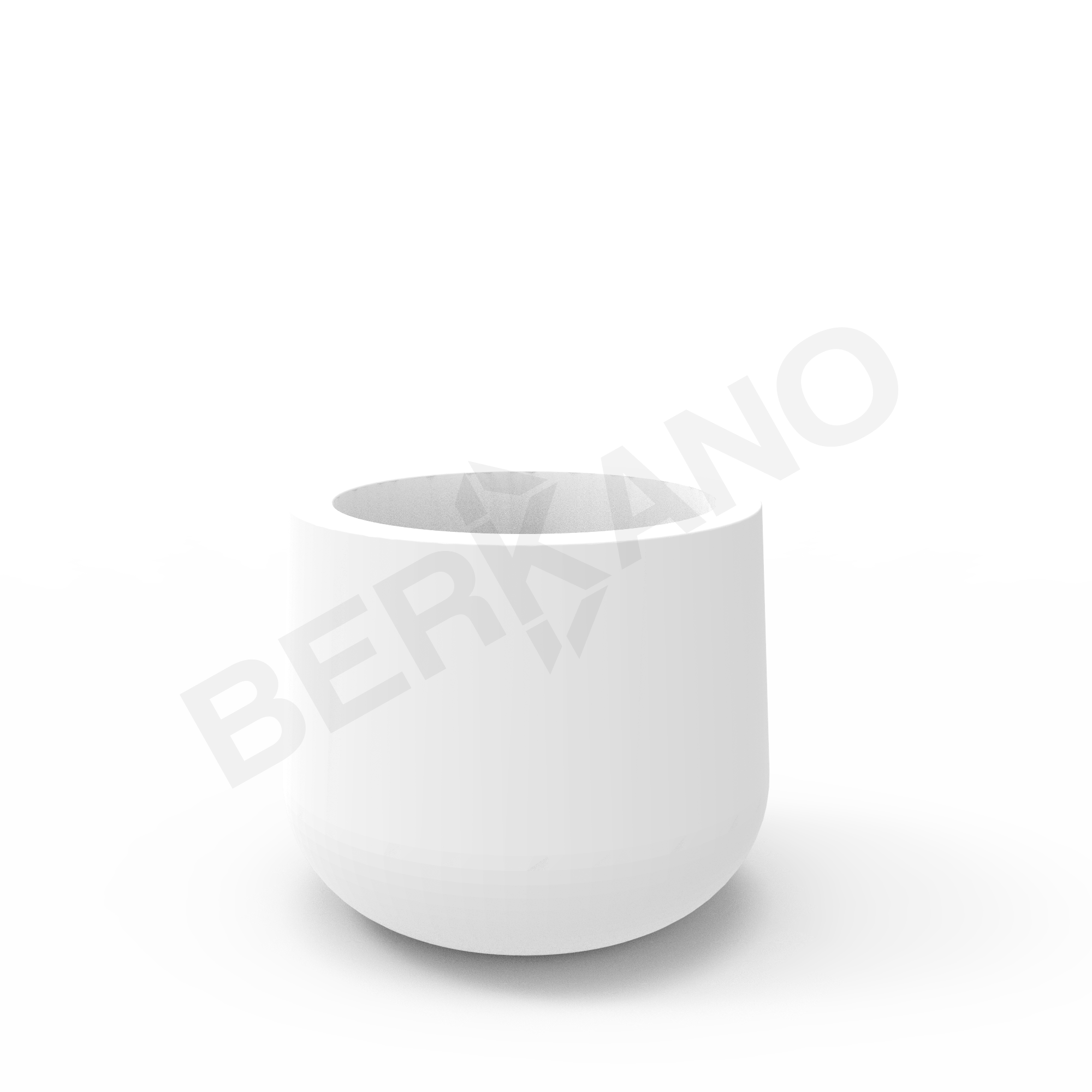 Кашпо Grace planter 45 белого цвета