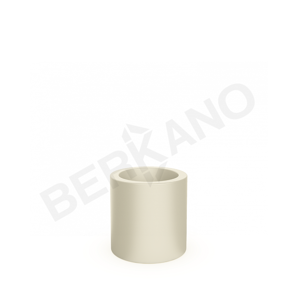 Кашпо Cilindro 40 бежевого цвета - фото 1