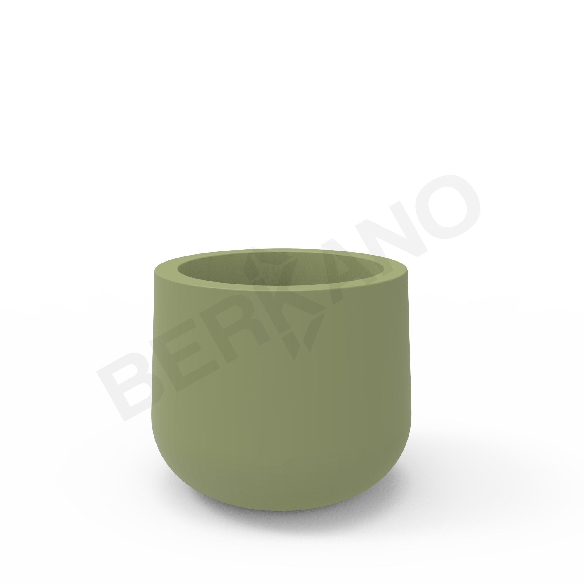 Кашпо Grace planter 45 DB темно-зеленого цвета - фото 1