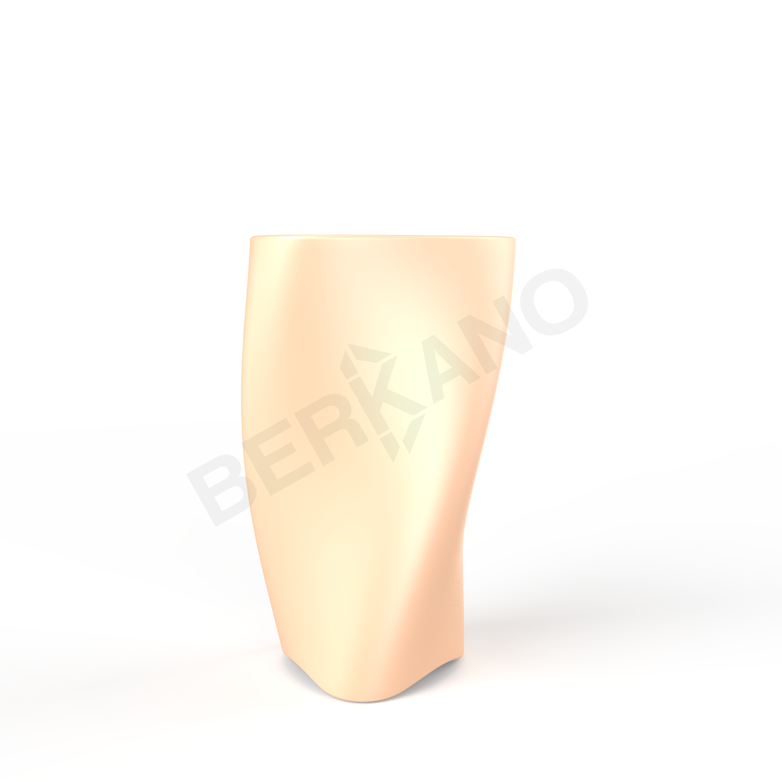 Кашпо Twist 108 DB терракотового цвета - фото 1