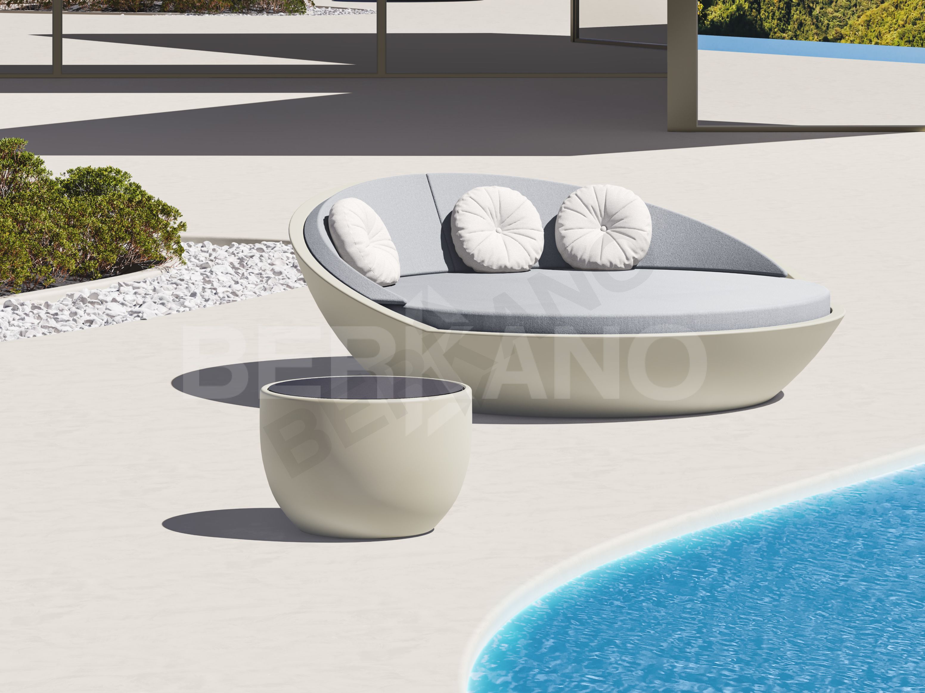 Стол Smable терракотового цвета - фото 2