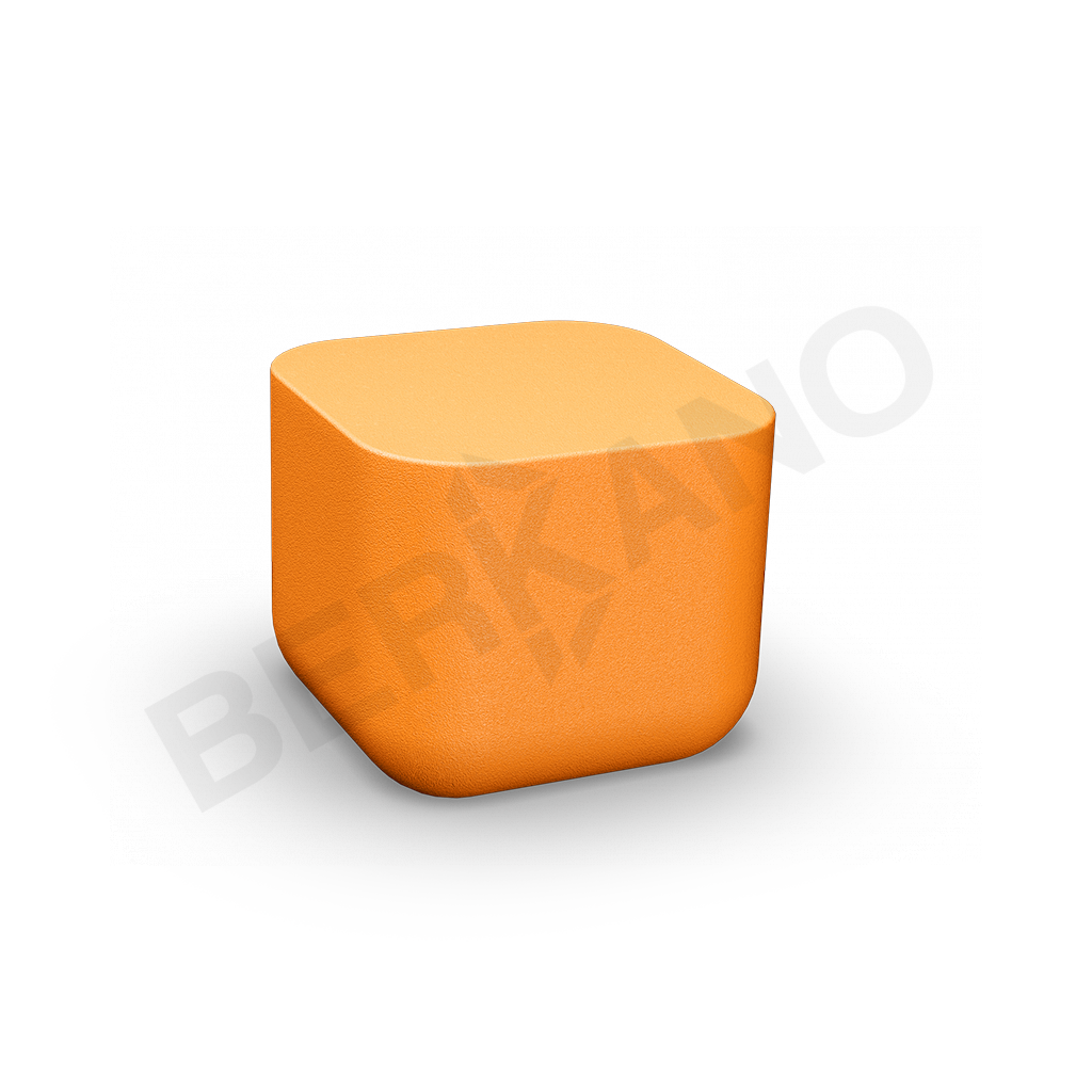 Пуф Grace оранжевого цвета - фото 1