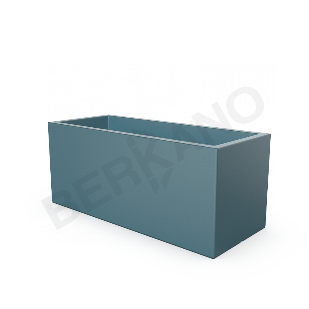 Кашпо Cubric 120*50 DB бирюзового цвета - фото 1