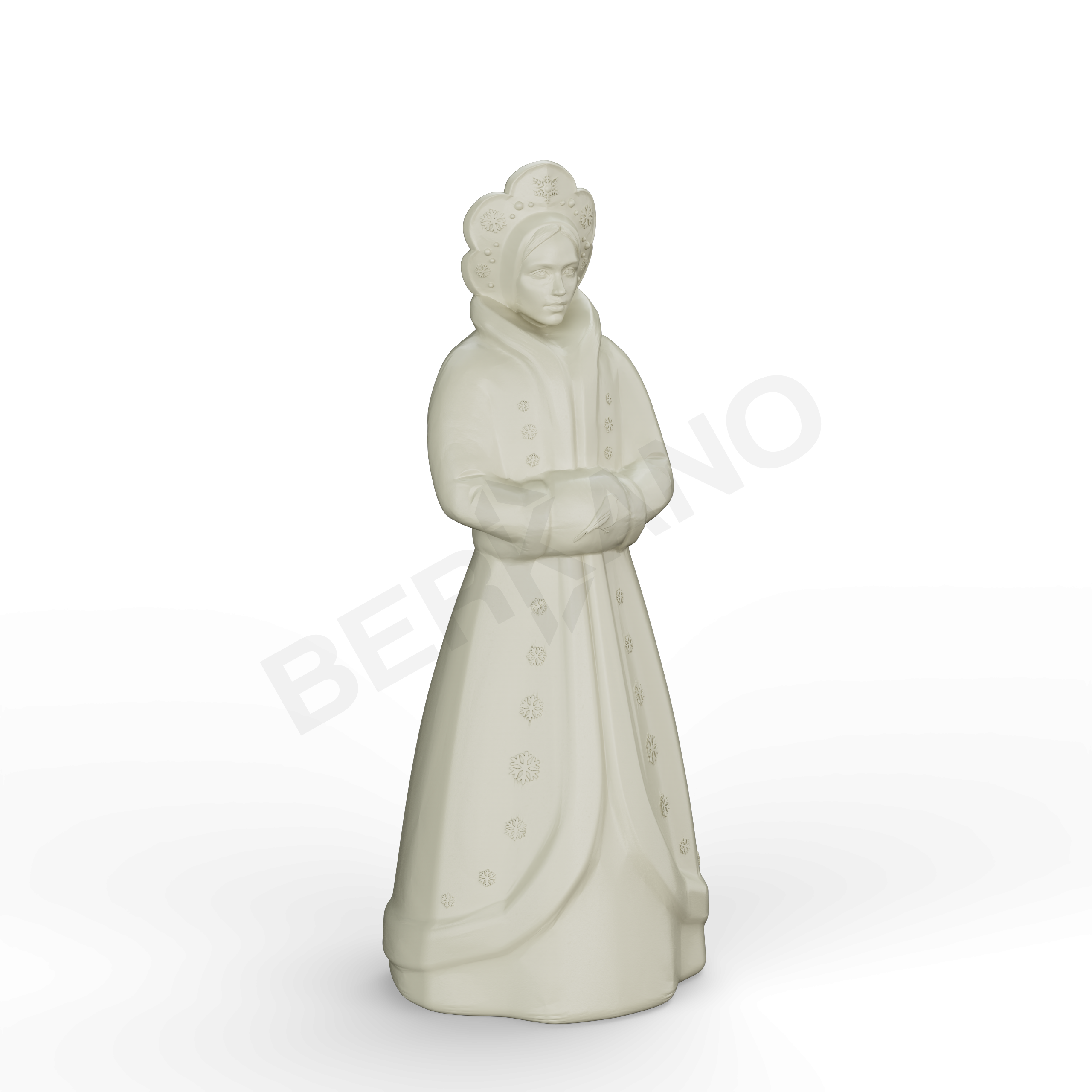 Светильник Снегурочка бежевого цвета - фото 1