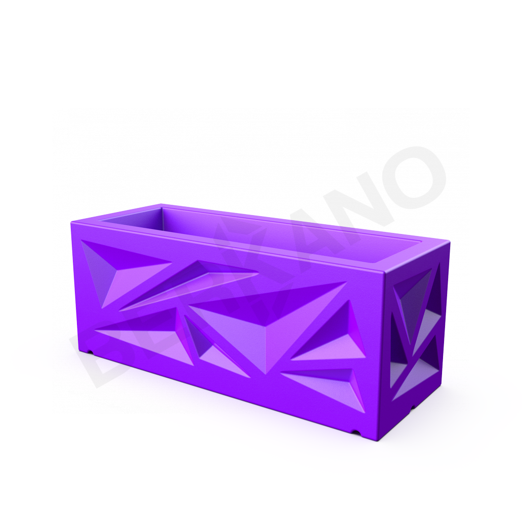 Кашпо Icelandic Horizontal DB сиреневого цвета - фото 1