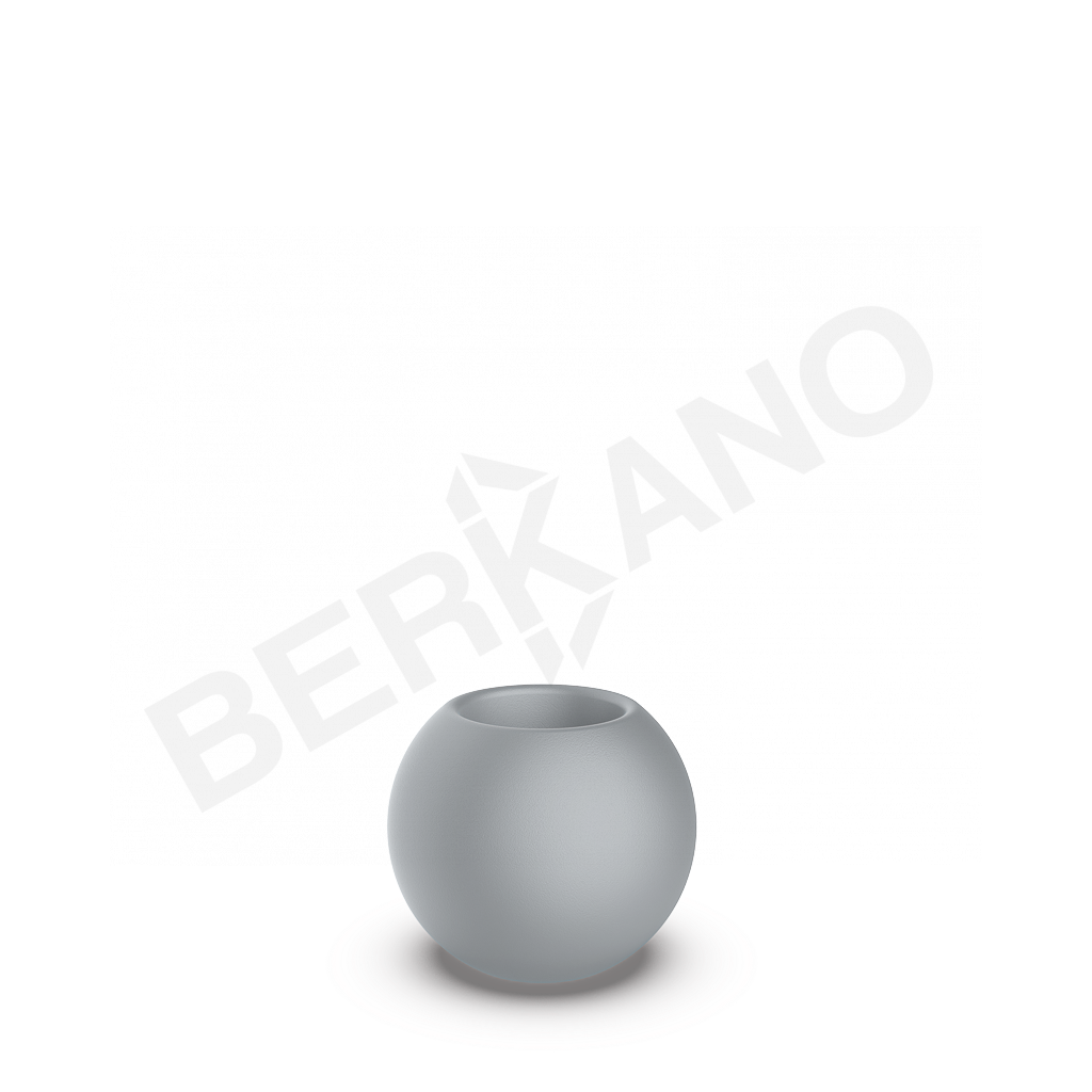 Кашпо Terra 30 серого цвета - фото 1