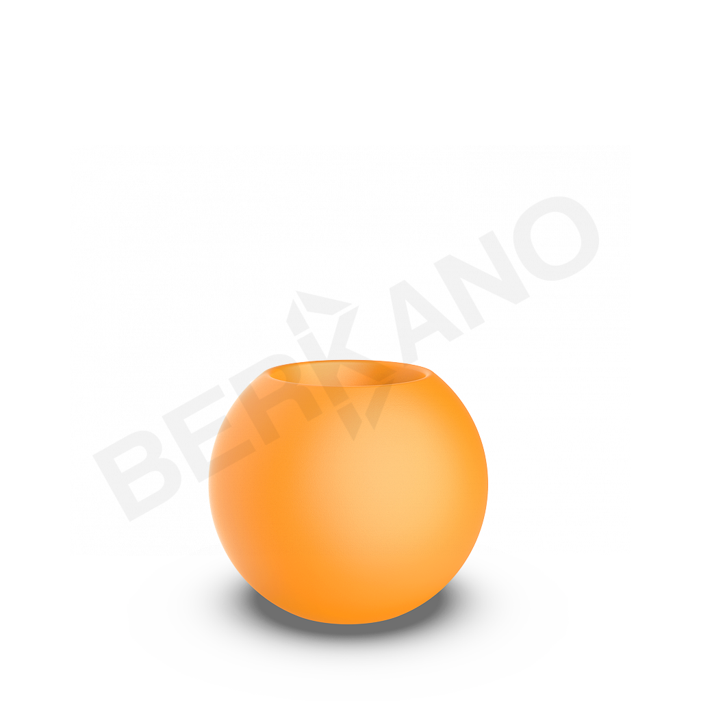 Кашпо Terra 50 DB оранжевого цвета - фото 1