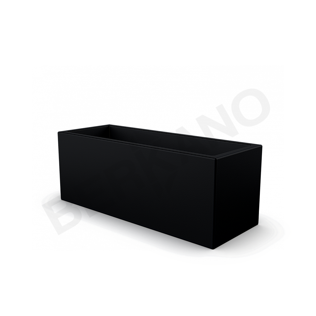 Кашпо Cubric 30*80 DB черного цвета - фото 1